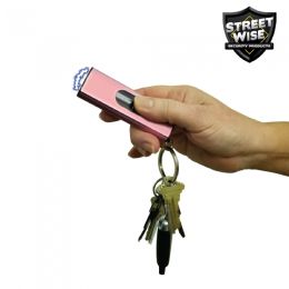Cutting Edge Streetwise USB 22 mil Stun Gun Flashlight Pink