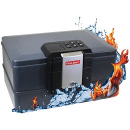 First Alert 2602DF Waterproof Fire Chest with Digital Lock (.39 Cubic Ft)
