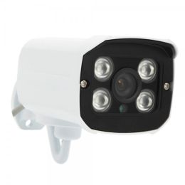 3.6mm 4-LED HD-CVI 1080P Array Infrared Nightvision IR-CUT Waterproof Bullet Security Camera White