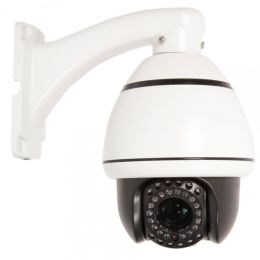 1200TVL Sony CMOS 30X Zoom IR-CUT 360 Degrees Rotation Ceiling Mounted Dome Camera (US Standard) White