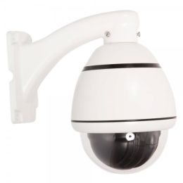 Sony CMOS 1200TVL 30X Zoom IR-CUT 360 Degrees Rotation Round High-speed Dome Camera (US Standard) White